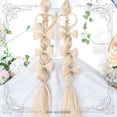 Dalao Home - Long Sweet Lolita Wig With Ponytails