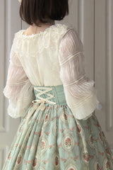 Miss Point - Retro Lolita Lace Long Sleeve Blouse