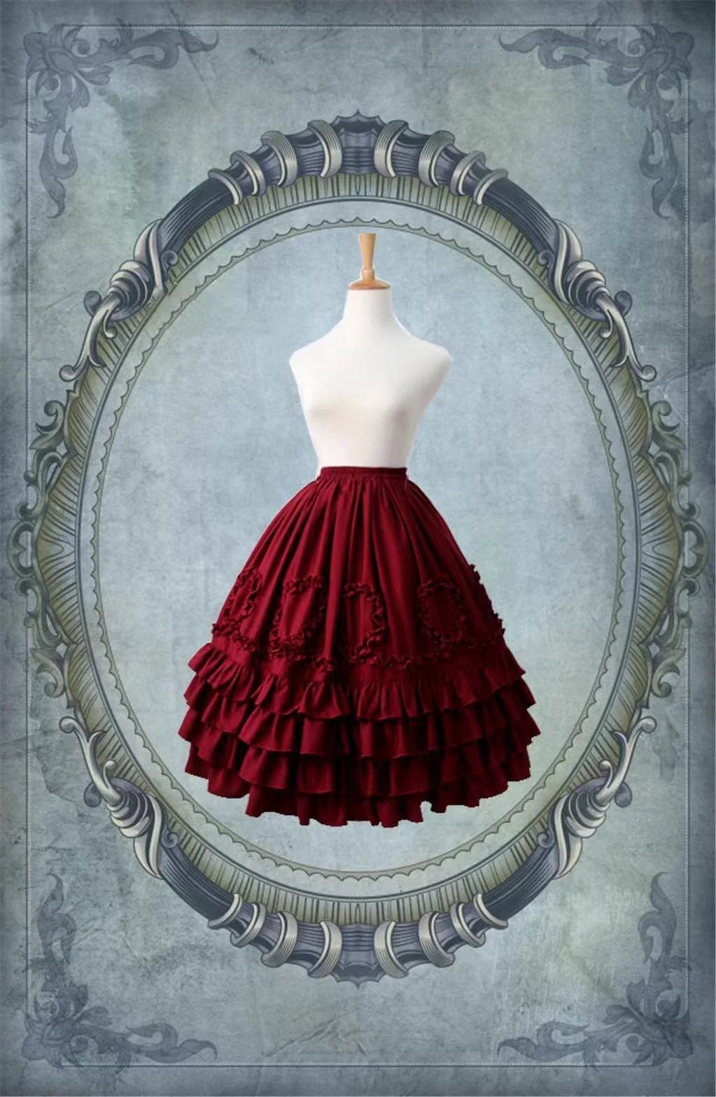 Cha Cha CCK - Court Style Lolita Skirt Retro Chiffon Petticoat