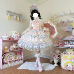 Hanguliang - Star Love Song - Wedding Sweet Lolita JSK Suit Doll-like Dress