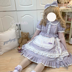 Niu Niu - Plus Size Lolita Nurse Summer OP Dress