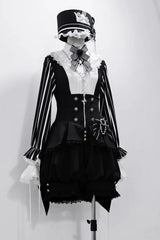 Princess Chronicles - Fancy Trick - Retro Ouji Lolita Black Shorts Dark-themed