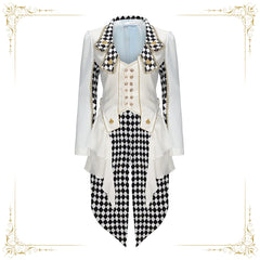 Immortal Thorn - Lost Alice - Ouji Lolita Coat Checkered Prince Outwear