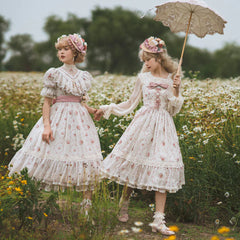 Miss Point - Woody Rose - Elegant Floral Lolita JSK