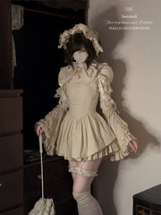 Nololita - Nightingale - Old School Lolita Shirt with Detachable Sleeves