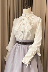 Sweet Wood - Winter Classic Lolita Coat Suit Woolen Plus Size Outerwear