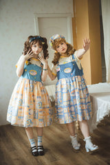 Miss Point - Daisy Lemon - Kawaii Lolita Lemon Print JSK Customized