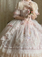 Garden Cat - Sunset Realm Lolita Bride Gorgeous OP FS