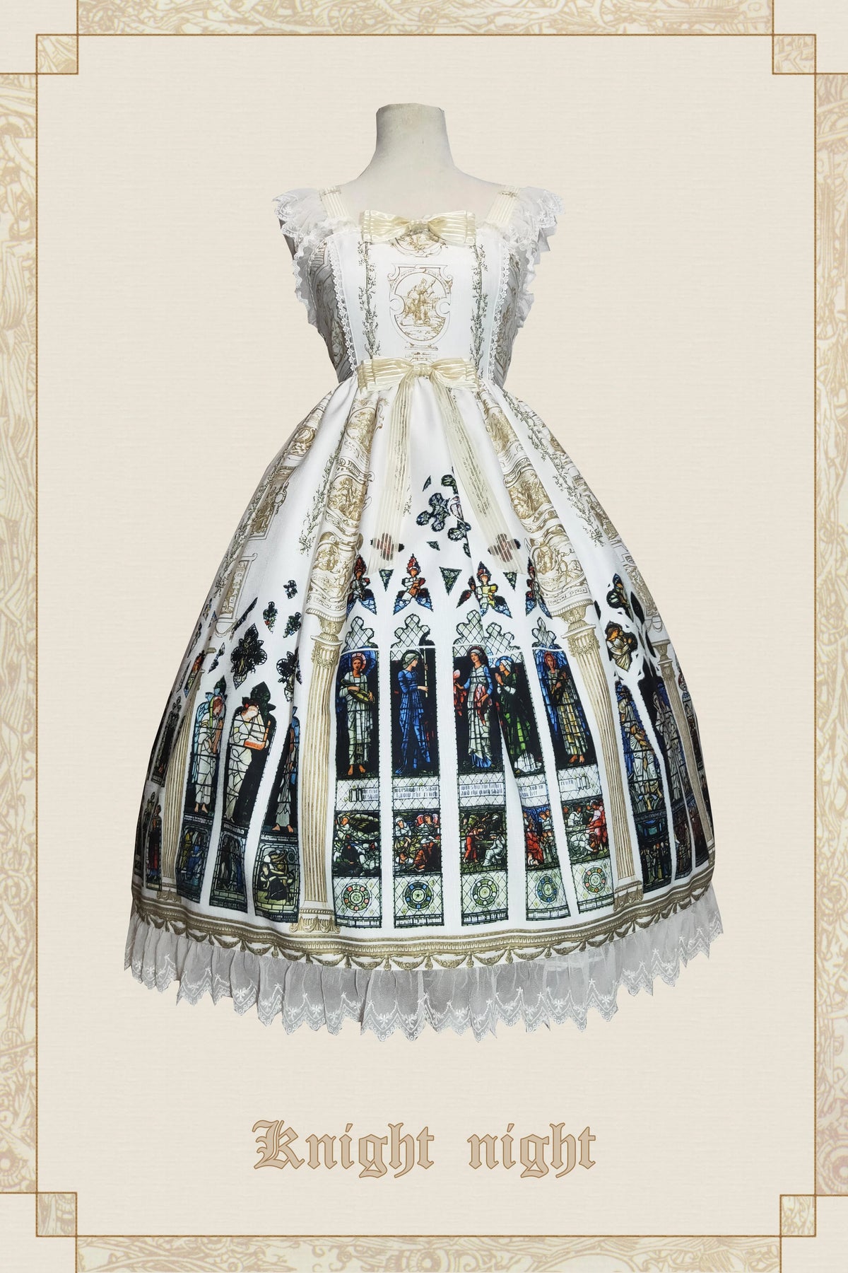 Knight night - The Saint Priest - Stained Glass·Sain Lolita Jumper Dress