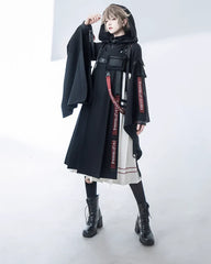 Princess Chronicles - Nameless Blade - Waste Soil Ouji Lolita Black Coat Set