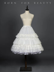 Youpairui - Puffy and Violent Fishbone Clouds Lolita Petticoat