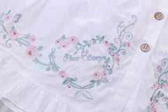 Chess Story - Rosebud Manor Version 2.0 - Vintage Country Lolita Embroidered JSK Smocked Dress