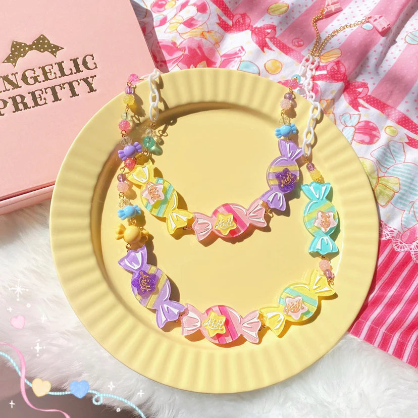 Halloween Alice - Sweet Lolita Candy-Shaped Necklace