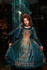 FunCcino - Ragnarok - Nordic Style Loki Lolita JSK SK Dress