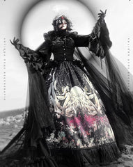 Caged Bird Hotel - Reborn Ancient God - Gothic Lolita Shirt & Skirt Set