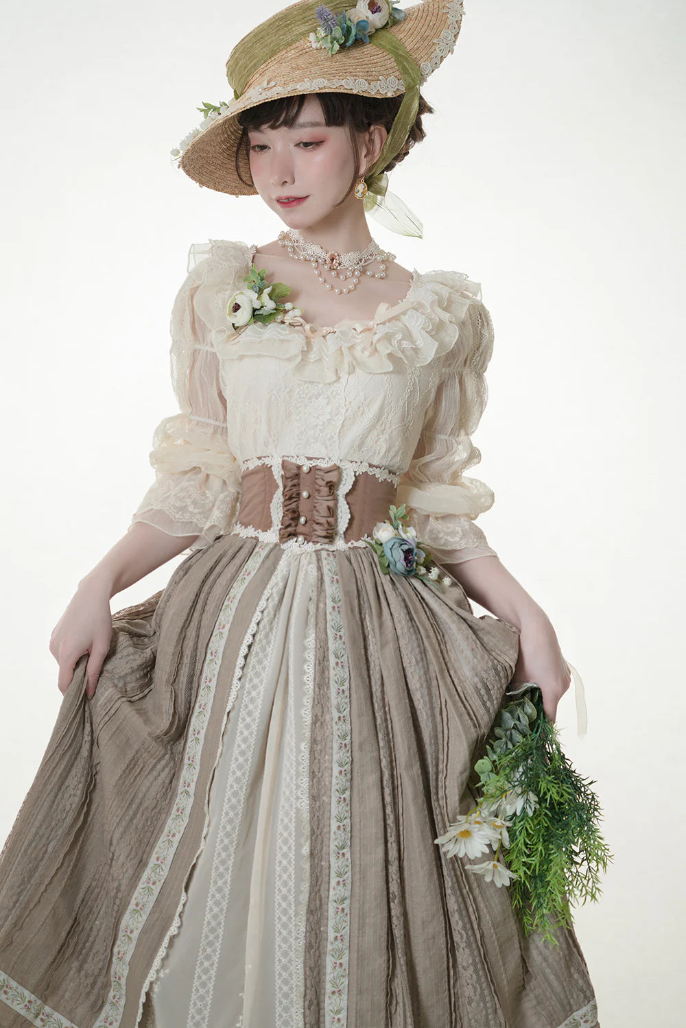 Miss Point - The Sally Gardens - Lotus Root Sleeve Lolita Blouse