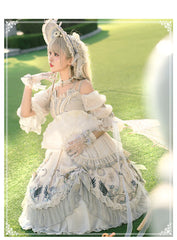YingLuoFu - Rose Girl - Lolita Tea Party Wedding OP Dress