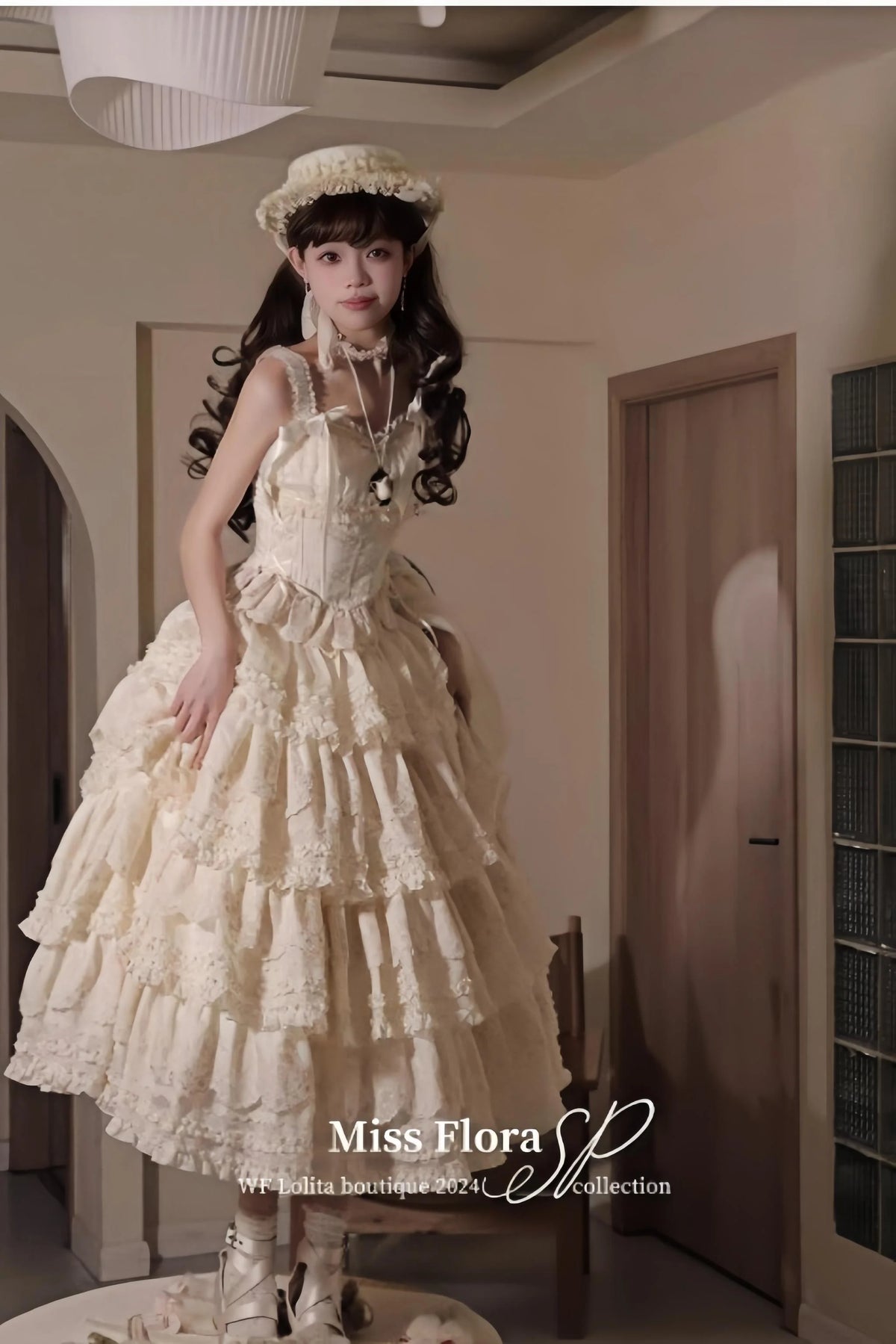 MEEKWIND - Miss Flora - Elegant Lolita Bodice Suit Tiered Skirt