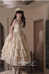 MEEKWIND - Miss Flora - Elegant Lolita Bodice Suit Tiered Skirt