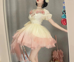 Meowing and fruity - Miss Dael Fairy Lolita OP Dress