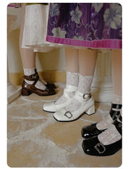 Momo - Loire Vineyard - Country Lolita Heels Shoes PU Handbag