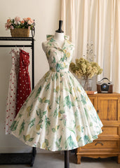 Forest Wardrobe - Afternoon Forest - Vintage Lolita Dress Halter Neck Open Back