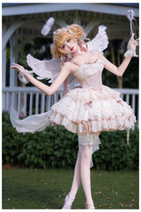 ZhiJinYuan - Time Waltz - Sweet Lolita Short Dress Ballet Style JSK
