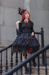 Infanta - Witch's Apprentice - Gothic Lolita Split Type Black Suit