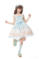 NanShengGe - Sheep Party - Sweet Lolita Jumper Dress Print SK