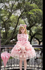 Sugar Girl - Love Overture - Sweet Lolita JSK Suit Tiered Ruffles Dress
