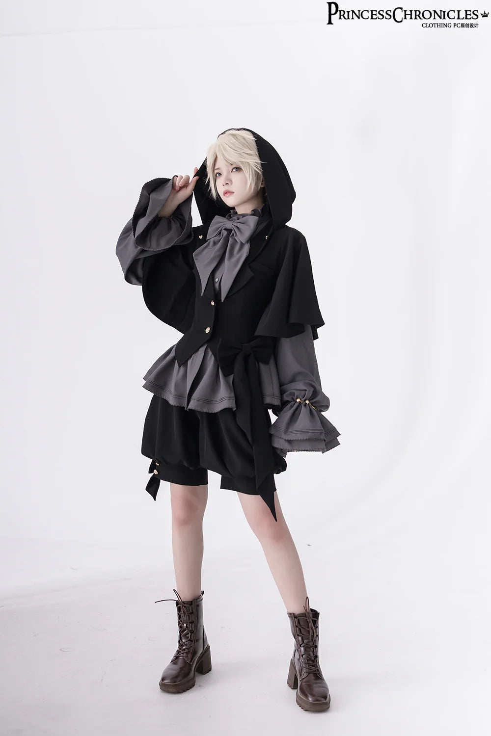 Princess Chronicles - Hunting Rabbit - Ouji Lolita Rabbit Ears Coat & Shirt Set