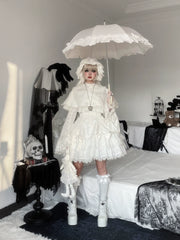 Frozen in time - Bunny Fantasy - Gothic Lolita JSK Dress Princess Sleeve Shirt