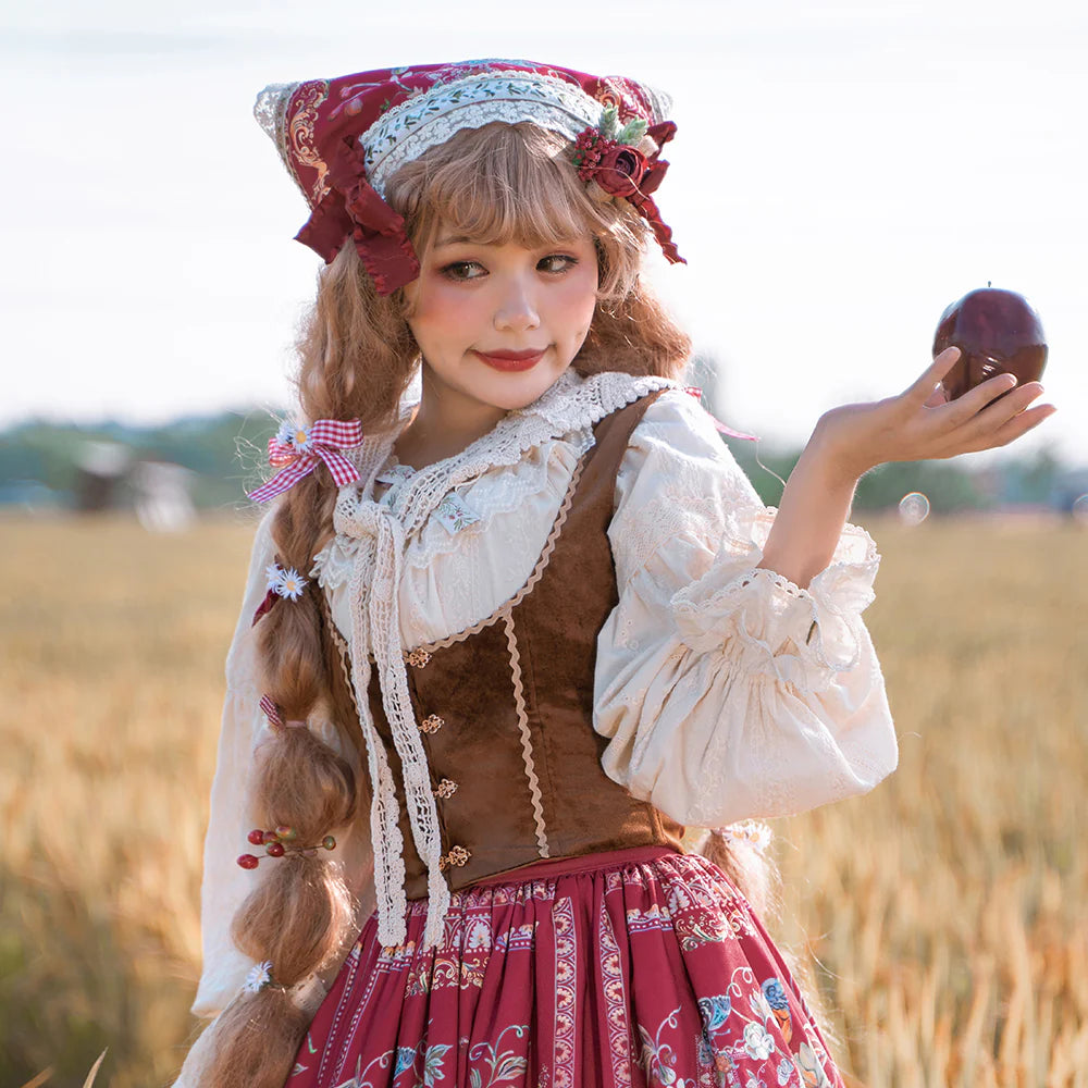 Miss Point - Rich Hymn - Lolita Bavarian Cotton Embroidered Blouse