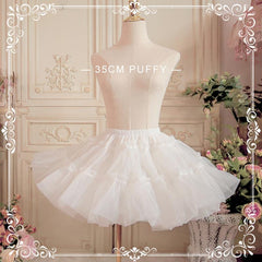 Aurora&Ariel - Short A Line Petticoat Collection | 13.8" (35 cm) Length, Mini to Extreme Puffy