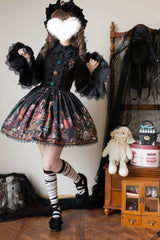 Frozen in time - Rabbit Kingdom - Gothic Lolita JSK Suit Printed Lolita Dress