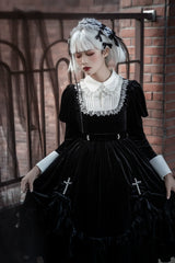 Sweet Date - Halloween Gothic Lolita OP Dress Princess Winter Dress