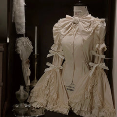 Nololita - Nightingale - Old School Lolita Shirt with Detachable Sleeves
