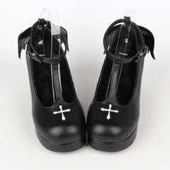 Angelic Imprint - Gothic Lolita Wings and Cross Shoes for Chistmas