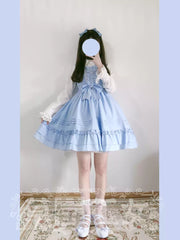 Strawberry Witch - Sweet Lolita JSK Multicolored Lolita Dress