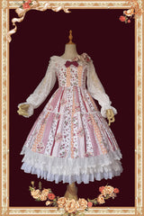 Infanta - Strawberry Plaid - Sweet Lolita JSK Dress