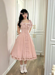 Sweet Wood - Long Vesion Elegant and Vintage Lolita OP