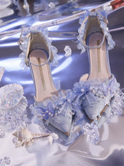 Ximeng Lolita - Deep Sea Hospital - Plus Size Wedding Lolita Bridal Shoes Customized Heels