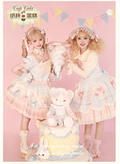 Mademoiselle Pearl - Cup Cake - Sweet Lolita OP Dress Kawaii Lolita JSK SK