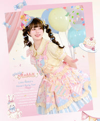 Mewroco - Party Bunny - Sweet Lolita Salopette Cute Daily Lolita Dress