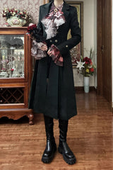 Gazing Galactic - Ouji Lolita Coat Winter Gothic Prince Wool Outwear