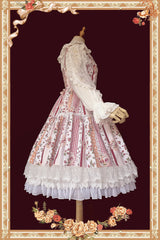 Infanta - Strawberry Plaid - Sweet Lolita JSK Dress