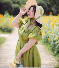 Forest Wardrobe - Forest Gallery - Country Lolita OP Dress Elegant Tencel Dress
