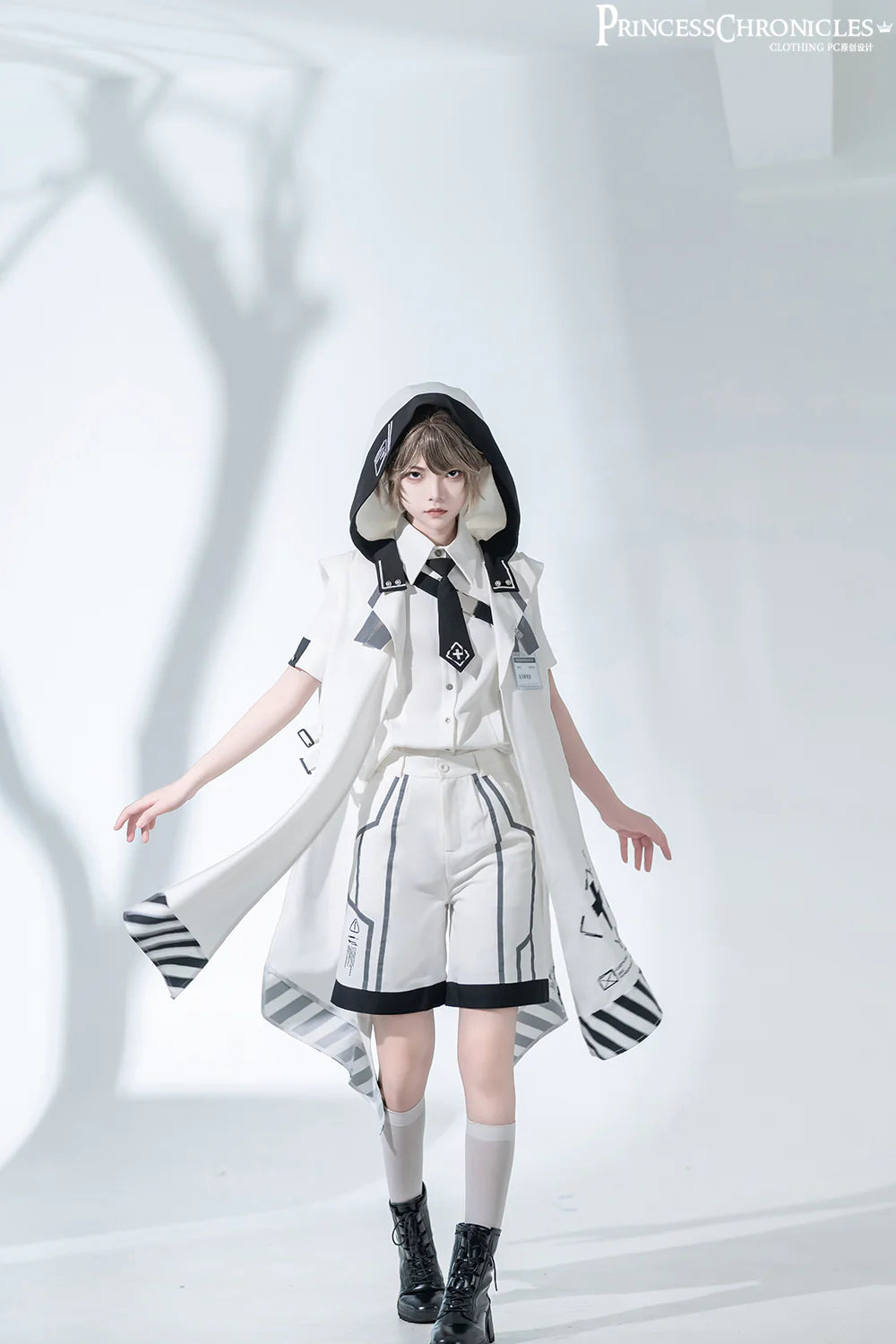 Princess Chronicles - Dry sea and Ashlar - Ouji Lolita White Short Set