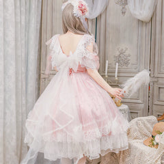 Cat Fairy - Glaze Illusion - Magnificent Wedding  Lolita Tea Party Dress