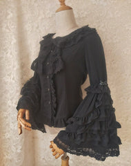 Youlan Lane - Retro Lolita Hime Sleeve Lolita Blouse